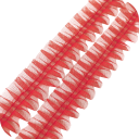 Plisseret tylnetk lace 5 cm x 1 m Dekorativ bånd til syning af dekorationer til tøj, nederdele, bryllupsdekorationer og kreativt arbejde 3