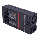 Plně modulární PC zdroj Flex ATX 300 W 162 x 81,5 x 40,5 mm se vstupem 220–240 V v černém kovovém pouzdře pro mini PC i kancelářský počítač 4