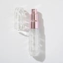 Plnitelnym atomizer na perfumy 5 ml przezroczysty z kolorową pompką kompaktowy rozpylacz do torebki i w podróży 4