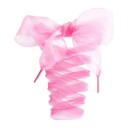 Ploché hedvábné tkaničky do bot 140x4 cm Šifonová příze Elegantní široké tkaničky Módní doplněk Dekorace Tenisky Styling DIY projekty 2