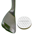 Plochý golfový tréninkový míček 43 x 7 mm z termoplastické gumy bílý lehký přenosný míč pro nácvik odpalů a swingu doma i venku 2