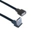 Plochý predlžovací kábel USB 2.0 M / F 2