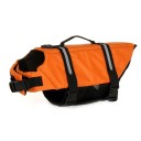Plovací záchranná vesta pro malé psy s madlem a reflexními pásky Délka zad 21 cm Obvod hrudi 30 až 42 cm Pro psy o hmotnosti 1,5 až 3,5 kg 1