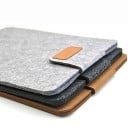 Plstené puzdro na tablet a MacBook Air Pro 15 palcov Tenké ochranné puzdro z mäkkej plsti Štýlové puzdro Neutrálna farba Minimalistický 7