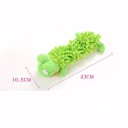 Pluche speelgoed voor honden met pieper in de vorm van een groene kikker 23 x 10.5 cm duurzame kauw- en reinigingsspeeltje van zacht materiaal 2