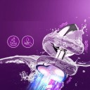 Plug anal eléctrico vibrador de metal tamaño M con corazón con control por aplicación para estimulación sensual y juegos emocionantes Embalaje discreto 4