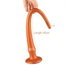 Plug anal em silicone longo 40 cm, design flexível em silicone, uso confortável, embalagem discreta 7