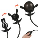 Plug anal inflável de silicone para estimulação intensa e massagem da próstata fácil de manusear regulação de tamanho embalagem discreta 6