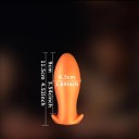 Plug anal largo de silicone tamanho S para prazer intenso, embalagem discreta e fácil manutenção garantem máximo conforto e privacidade. 3