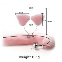 Plug anal metalic cu coada de vulpe colorata si bentita cu urechi suprafata neteda design ergonomic ambalaj discret 2