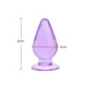 Plug anal siliconic 4 x 9 cm formă ergonomică suprafață netedă material flexibil întreținere ușoară geluri lubrifiante speciale ambalaj 9