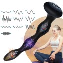 Plug anal vibratório em silicone com bolhas, 10 modos de vibração e carregamento USB Embalagem discreta 4