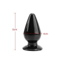 Plug anale in silicone 4 x 9 cm forma ergonomica superficie liscia materiale elastico facile manutenzione confezione discreta 5