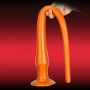 Plug anale in silicone lungo 40 cm design flessibile uso confortevole confezione discreta 3