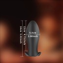 Plug anale largo in silicone taglia M per un piacere intenso, confezione discreta e facile manutenzione garantiscono il massimo comfort e privacy. 2