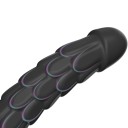 Plug analógico de silicone tamanho M com escamas para uma estimulação agradável e fácil manutenção, embalado de forma discreta para o seu máximo 2