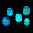 Plug em acrílico que brilha no escuro 4