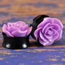 Plug in acrilico con fiore 19