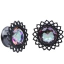 Plug in acrilico decorato con pietra 1