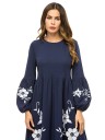 Plus size blomsterkjole A1 4