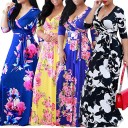 Plus size blomsterkjole 1