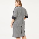 Plus size bomuldskjole 1