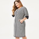 Plus size bomuldskjole 2