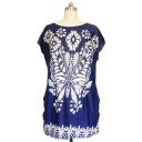 Plus size dame t-shirt med print 12