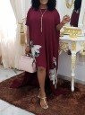 Plus size maxikjole til kvinder 3