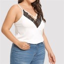 Plus size tanktop med blonde til kvinder 4