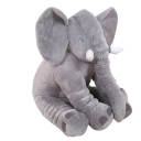Plüsch-Elefant 40 x 30 cm Kurzer weicher Plüsch Weicher kuscheliger Plüschfreund Realistische Ausführung Dekoratives Tier Geschenk für Kinder und Erwachsene 2