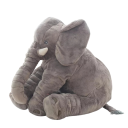 Plüsch-Elefant 40 x 30 cm Kurzer weicher Plüsch Weicher kuscheliger Plüschfreund Realistische Ausführung Dekoratives Tier Geschenk für Kinder 3