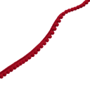 Plüschband mit Pompons 10 mm Länge 5 m Dekoratives Pomponband Polyester Baumwolle Dekoratives Band zum Nähen von Dekorationen und für Handarbeiten 12