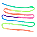 Plüschband mit Quasten 10 mm Länge 10 m Dekorativer Quastenrand Polyester Baumwolle Dekoratives Band zum Nähen von Dekorationen und für Handarbeiten 27