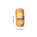 Plüschspielzeug für Hunde Quietschdose orange 14 x 7 cm strapazierfähiger Plüsch zum Kauen und Spielen für Haustiere 2
