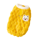 Plush Button Jacket with Clip for Cats 3 - 4.5 kg Warm Winter Coat Comfortable Fit Cute Clothing for Cats Warm Material 4