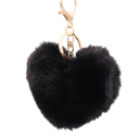 Plush Heart Keyring Soft Plush Keychain Decorative Bag Charm Romantic Gift for Women 1