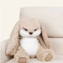 Plush Rabbit with Angry Expression 30 cm Soft Toy Made of PP Cotton Original Designer Plush Toy Decoration and Fun Gift 1