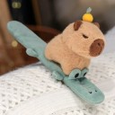 Pluszowa bransoletka z kapibarą Urocza pluszowa zabawka na nadgarstek 25 × 10 cm Zabawa dla dzieci i dorosłych Uroczy prezent do noszenia 8