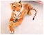 Pluszowy tygrys 30 - 50 cm - bawełna 4