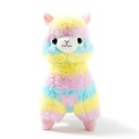 Plys lama regnbue 17 cm 1