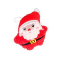 Plys nøgleholder Santa Claus 8 x 8,5 cm Jule vedhæng til nøgler og rygsæk Sødt dekoration Nytårs gave til børn og voksne 3