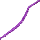 Plyschband med pomponer 10 mm längd 5 m Dekorativt pomponband Polyester bomull Dekorativt band för sömnad av dekorationer och hantverk 10