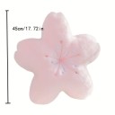 Plysjepude i blomstermotiv 45 cm Blød dekorativ pude blomst Blødt plysjepude til sofa seng børneværelse 2