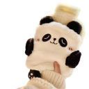 Plyšový ohrievací vak 400 ml 21 x 15 cm Panda Kawaii termo fľaša na horúcu vodu Ohrievač rúk nôh brucha 4