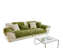 Plyšový vlnitý poťah na sedačku Protiskluzová úprava 70 x 210 cm Mäkky hrejivý plyš Ochrana pohovky a gauča v obývacej izbe 6