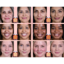 Pó compacto mate prensado para o rosto 6 g 24h de duração Cobertura total Aplicador em pó Maquilhagem compacta 6,7 x 6,7 cm Efeito mate perfeito 3