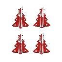 Pochette de Noël pour couverts - arbre 4 pcs V130 1