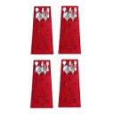 Pochette de Noël pour couverts avec arbre 4 pcs 1