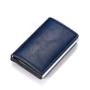 Pochette de voyage pour documents en simili cuir avec une housse rigide Housse avec bords surpiqués Dimensions compactes 10 x 6,5 x 1,8 cm 23